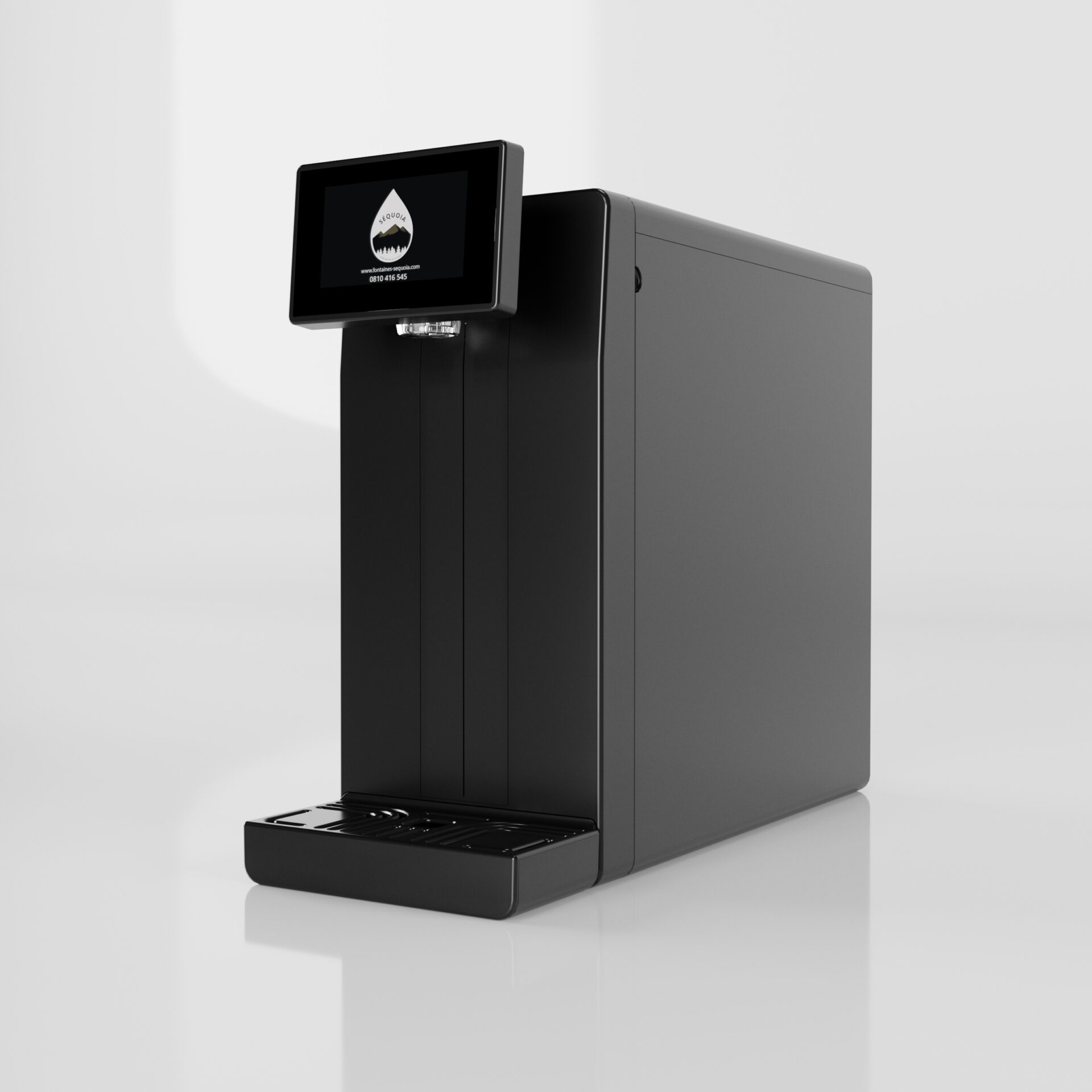 NYLEA DOM NOIRE, fontaine à eau sequoia design
