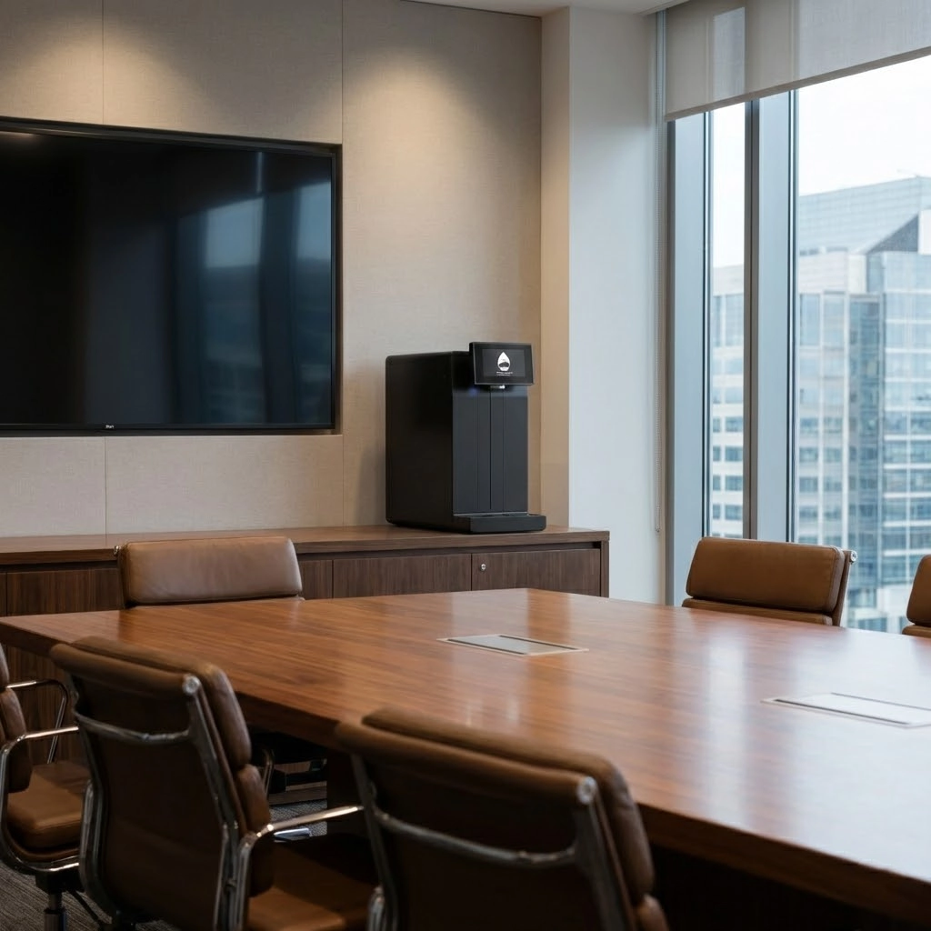 fontaine &agrave; eau sur r&eacute;seau nylea salle de reunion